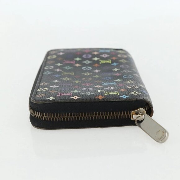LOUIS VUITTON Monogram Multicolor Zippy Wallet Wallet Black M60243 Auth bs31331 - Picture 4 of 16